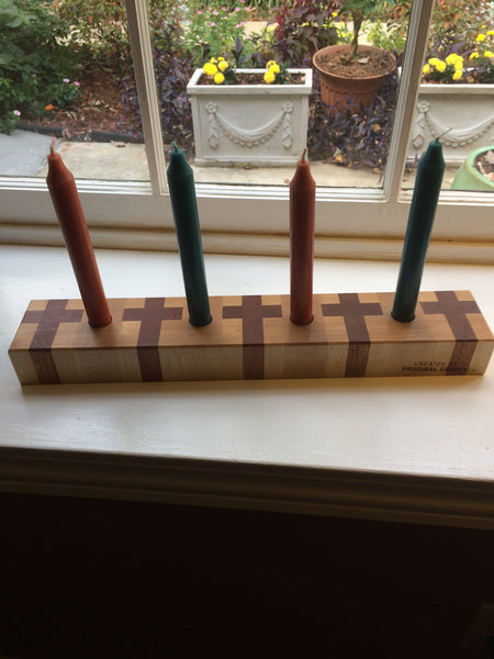 Cross Candle Holder