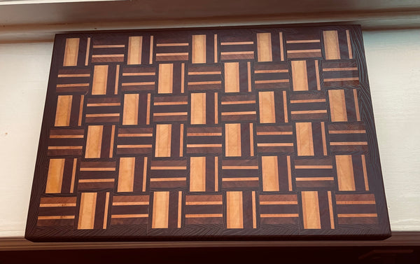 "Basket Weave" Cutting Board  #329