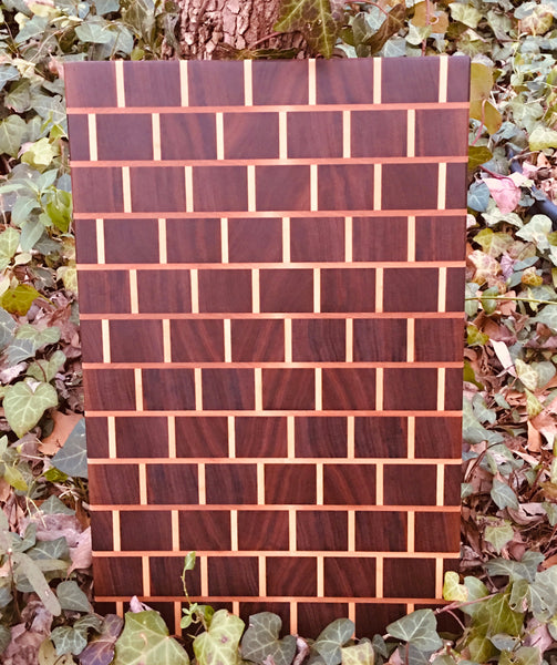 Walnut "Brick Pattern" End Grain Cutting Board (#130)